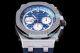 Copy Audemars Piguet Royal Oak Offshore watch Blue Dial Grey Ceramic Bezel Blue rubber Strap 44mm (9)_th.jpg